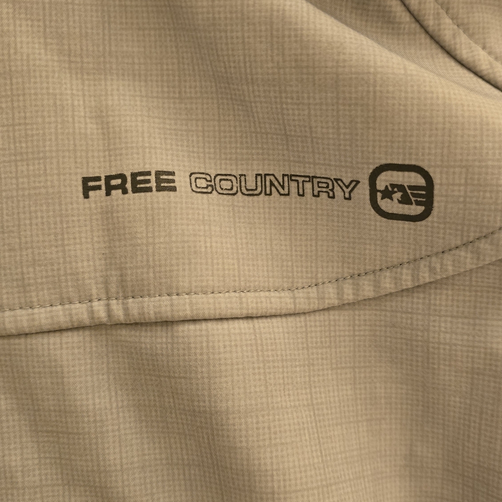 Gray Hooded Wind/water Jacket With Fleece Lining Size MED - Picture 2 of 6